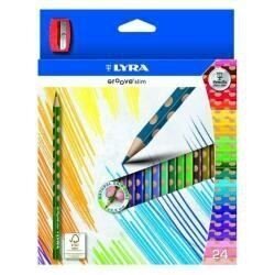 Lyra Groove Slim 24-pack + Sharpener