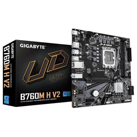 Gigabyte B760M H V2 DDR5 LGA1700 mATX -emolevy – kuva 2/2
