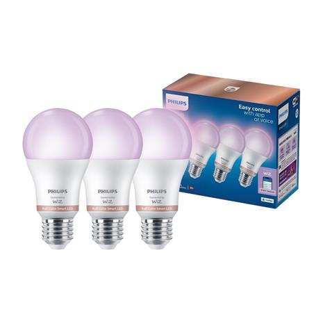 Philips Bulb 60 W A60 E27 x3