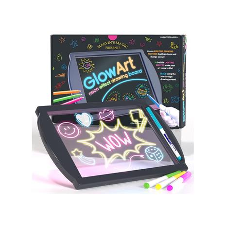 MARVINS MAGIC Creative Kit Glow Art, musta, MMG009/B
