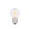 LED-filamenttilamppu G45 4 W E27 himmennettävä – kuva 1