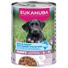 6x400g Puppy Rich in Trout with Sweet Potatoes Eukanuba