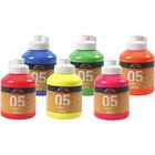 Akryylimaali Neon, neonvärit, 6x500 ml/ 1 pkt
