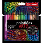 STABILO pointMax - Hardtip Fineliner - ARTY - Set 15 Pieces