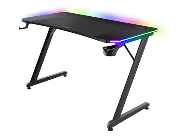 Trust GXT 710 Luminus RGB, pelipöytä
