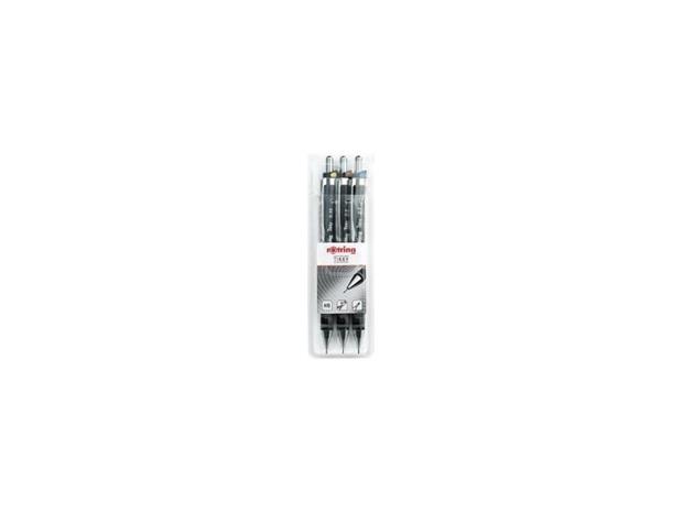 Rotring Tikky Mechanical Pencil 3 - Set with Colourcode 0.35 / 0.5 / 0.7
