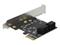 Delock 4-Port SATA PCIe x1 Controller Card Low Profile – kuva 5