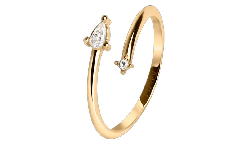 Muli Collection Adjustable Mini Drop Ring – kuva 1/1