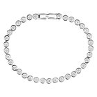 Muli Collection Lotus Tennis Bracelet Silver