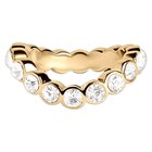 Muli Collection Lotus Wavy Ring Gold 18mm