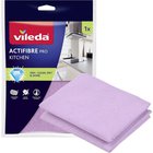 PVA-pinnoitettu mikrokuitukeittiöliina, violetti, uudelleenkäytettävä, 1 kpl