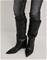 Nelly - Musta - Low Block Knee Boot – kuva 1
