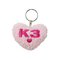 Studio 100 K3 Keychain Plush Heart – kuva 1