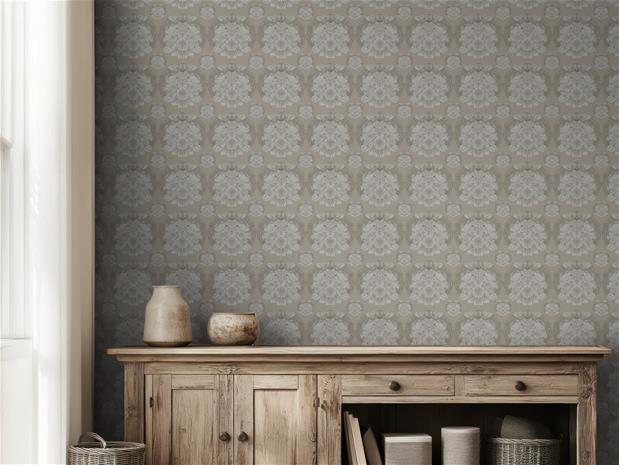 Damask in Beige - 1032301-01 Tapetti