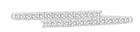 Lykken Elegance LYWG23300 Bypass valkokultainen rivitimanttisormus 0,15 ct