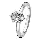 Kohinoor 033L-338V-100 Gloria timanttisormus valkokulta 1ct
