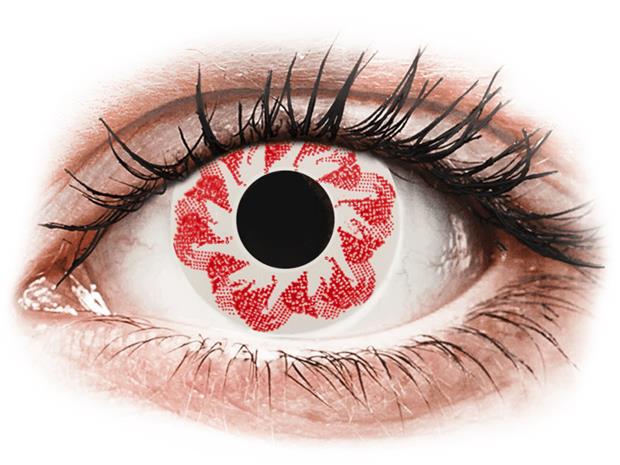 Gelflex CRAZY LENS - Atom Bomb - piilolinssit tehoilla (2 kpl) – kuva 2/2