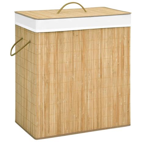 vidaXL Bambu pyykkikori 100 l