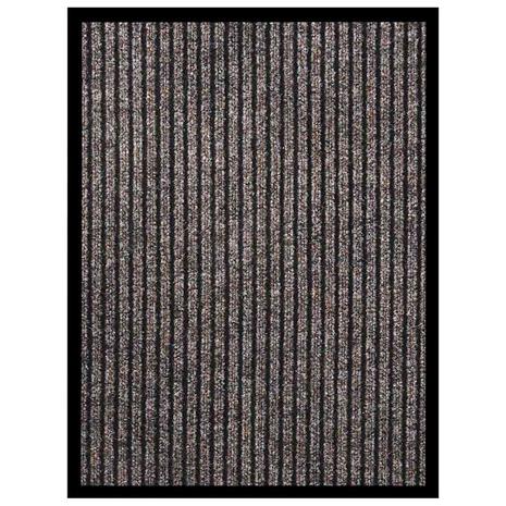 vidaXL Ovimatto raidallinen beige 40x60 cm