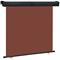 vidaXL Parvekkeen sivumarkiisi 165x250 cm ruskea – kuva 2