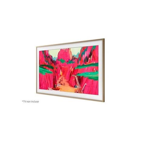 Samsung 75” Customisable Frame White Bezel (2025) - Teak