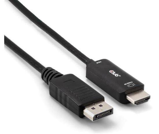 CLUB3D CAC-1083 DisplayPort cable 2 m HDMI Type D (Micro) Black