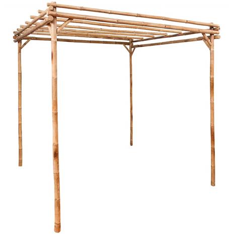 vidaXL Pergola bambu 170x170x220 cm