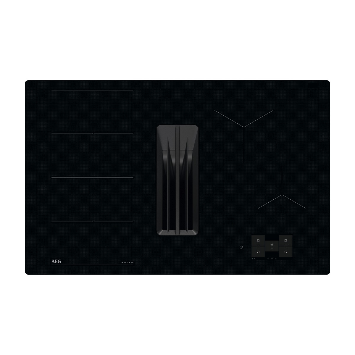 AEG 9000-sarjan TU84CF4SCB -induktiotaso liesituulettimella