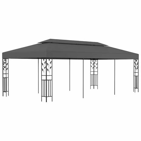 vidaXL Huvimaja 3x6 m antrasiitti – kuva 6/6