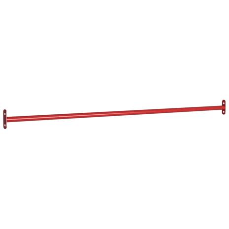 vidaXL Voimistelutanko 125 cm teräs punainen – kuva 4/4