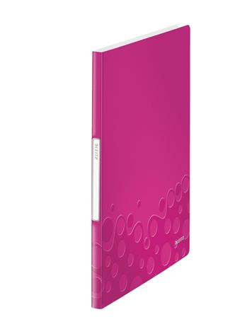 Leitz-kansio 20 taskulla, pinkki, A4