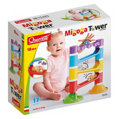 Quercetti Migoga Tower with sound (17 pcs)