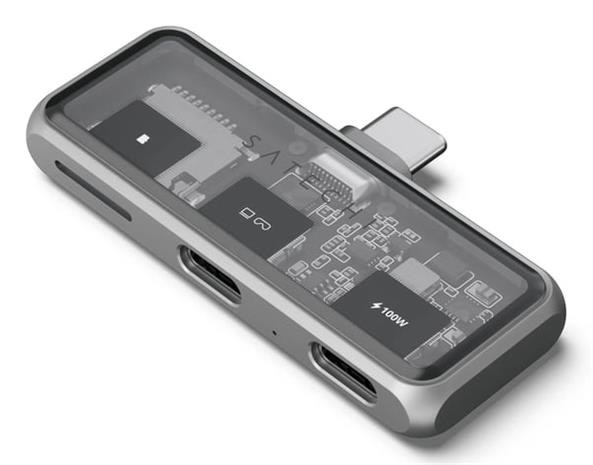 Satechi Mobile XR Hub med microSD - rymdgrå