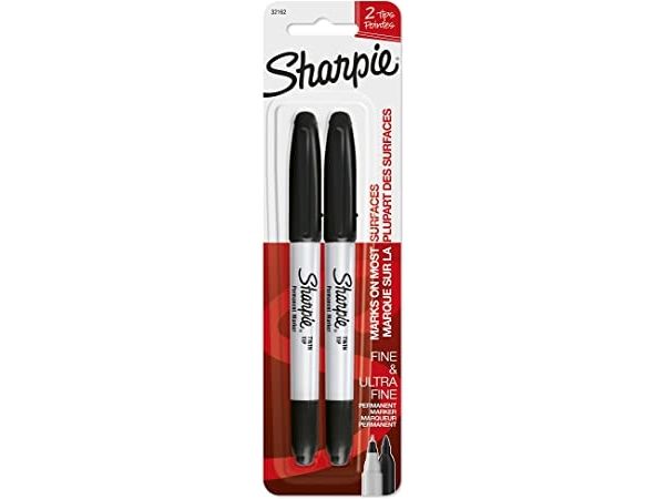Merkkauskynä Irwin Sharpie Ultra Fine; 2 kpl.; musta
