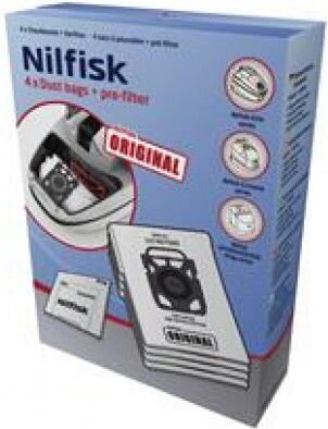 Nilfisk 107407940 Pölypussi 4 kpl