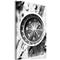 Artgeist Black And White Compass Vertical taulu – kuva 2