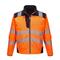 Portwest T402 oranssi/musta softshell-huomiotakki – kuva 2