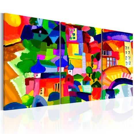 Artgeist Colourful Town taulusetti – kuva 2/2