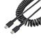 StarTech.com 3ft (1m) USB C Charging Cable Coiled Heavy Duty Fast Charge & Sync USB-C Cable – kuva 3