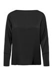 AHLVAR GALLERY Kelly Silk Blouse - BLACK - XL