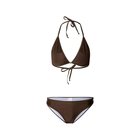 Urban Classics - Kolmiobikinit - Bikinisetti - Naiset - Ruskea