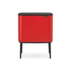 Brabantia Bo Touch Bin roska-astia 36L, Passion Red