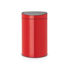 Brabantia Touch Bin New roska-astia 40L, Passion Red