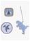 Lässig School Patches Setti, Dinosaur – kuva 1