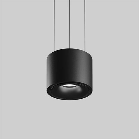 Egger DLS Clippo -riippuvalo, musta/musta, Ø 10 cm, DALI DTW – kuva 1/1