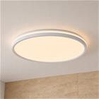 Lindby LED-kattovalaisin Edmund, valkoinen, Ø 39 cm, CCT, IP44