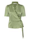 A-VIEW Peony Blouse - DUSTY GREEN - 36