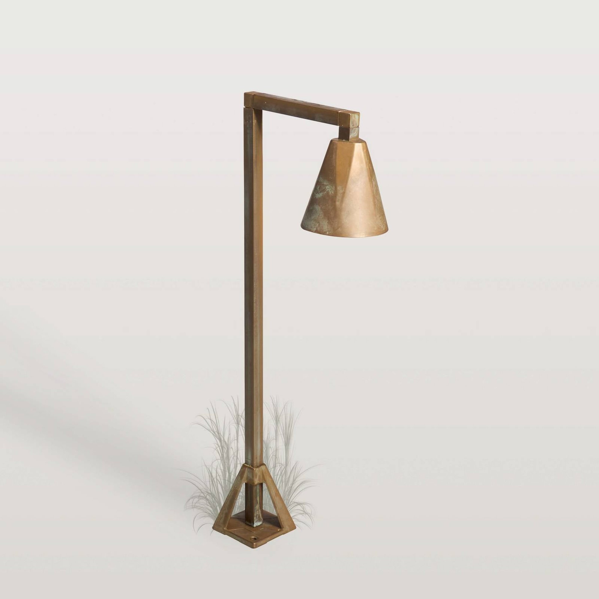 Silva Disk -LED-pollarivalaisin, 50 x 19 cm, antiikkimessinki