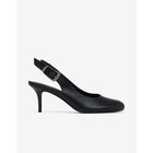 Nelly - Musta - Round Toe Slingback