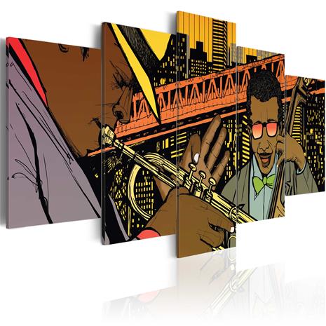 Artgeist Jazz In Comic taulusetti